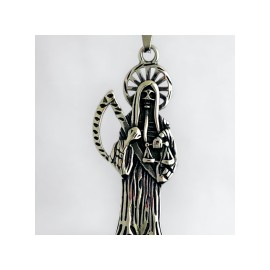 DIJE SANTA MUERTE GRANDE ACERO