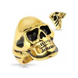 Anillo Gold Skull