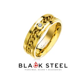 ANILLO CADENA ZIRCONIA