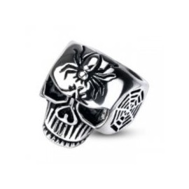 ANILLO CALAVERA TELARAÑA 2