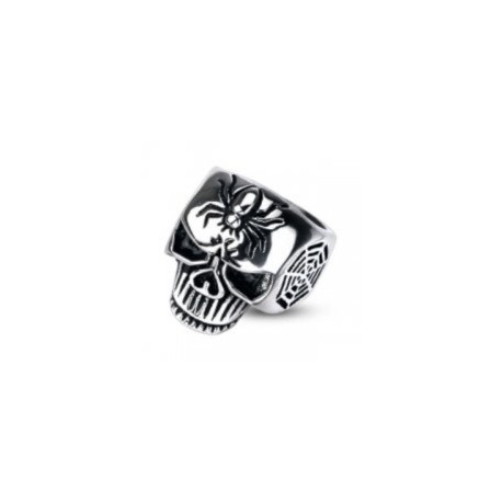 ANILLO CALAVERA TELARAÑA 2